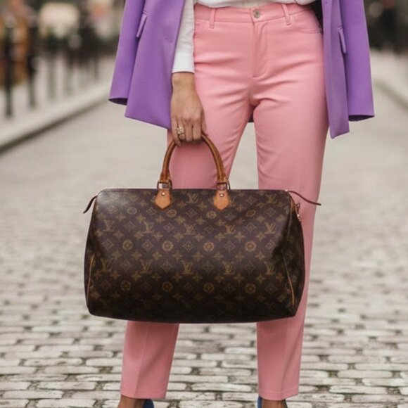 Louis Vuitton Handbags - LOUIS VUITTON SPEEDY 40 HAND BAG PURSE vintage